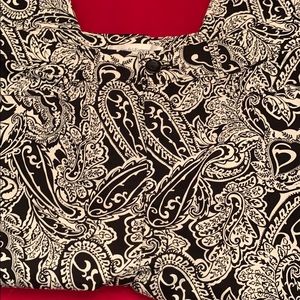 Croft & Barrow Stretch Paisley Capris